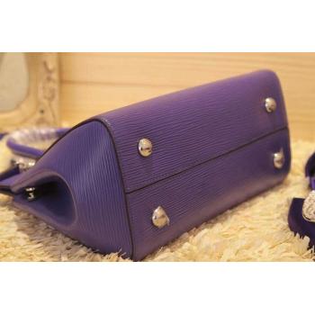 Replica Louis Vuitton 2way Handbag Calfskin Purple