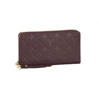 Louis Vuitton Monogram Empreinte M93434 Cow Leather Small Unisex Wallet