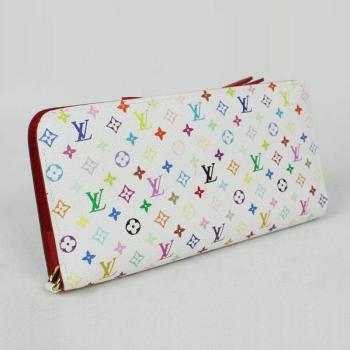 Replica Cheap Louis Vuitton Monogram Multicolore M66567 Cow Leather Small Ladies Wallet