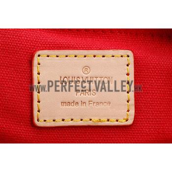 Louis Vuitton Monogram Pallas Clutch Dark Red 18926643