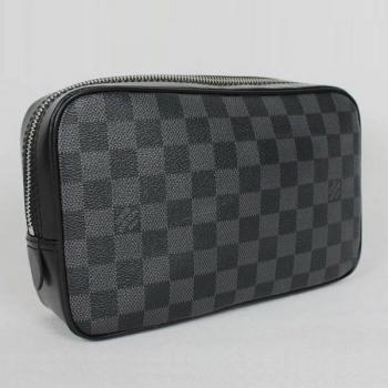 Louis Vuitton Damier Canvas N47623 Grey Small