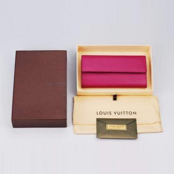 Quality Louis Vuitton EPI Leather M61734 Pink Wallet Ladies