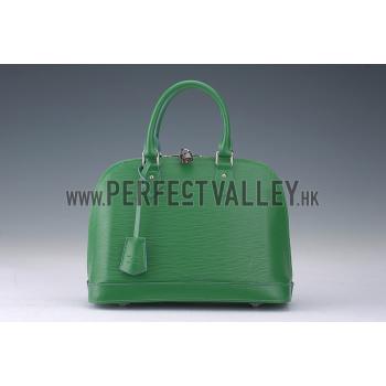 Cheap Louis Vuitton Alma MM Epi Leather Green