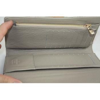 Louis Vuitton Mahina Leather M95550 Grey Small Ladies Wallet