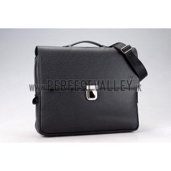 Louis Vuitton Vassily PM Taiga Leather Black Replica