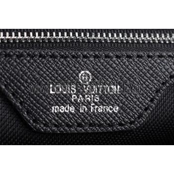 Louis Vuitton Vassily PM Taiga Leather Black Replica