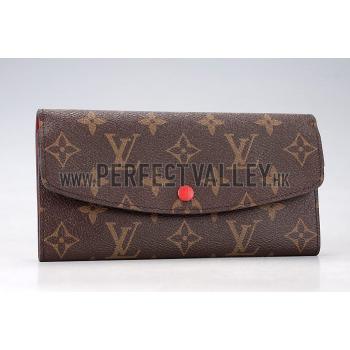 Replica Louis Vuitton Emily Rouge Wallet