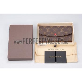 Replica Louis Vuitton Emily Rouge Wallet