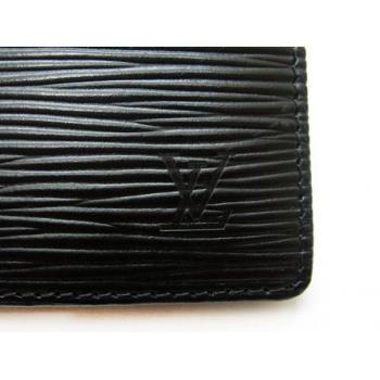 Replica Louis Vuitton EPI Leather M63312 Black Small Ladies Wallet