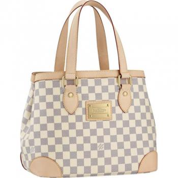 Louis Vuitton Damier Canvas N51207 White Canvas Small Bag Replica