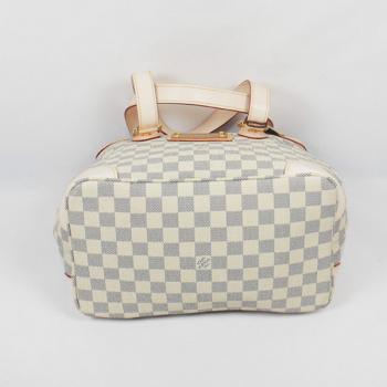 Louis Vuitton Damier Canvas N51207 White Canvas Small Bag Replica