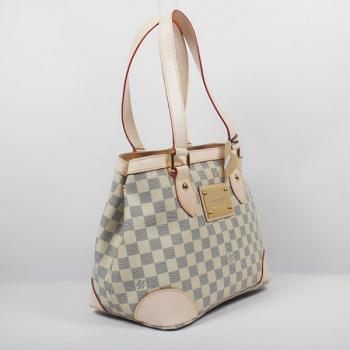 Louis Vuitton Damier Canvas N51207 White Canvas Small Bag Replica