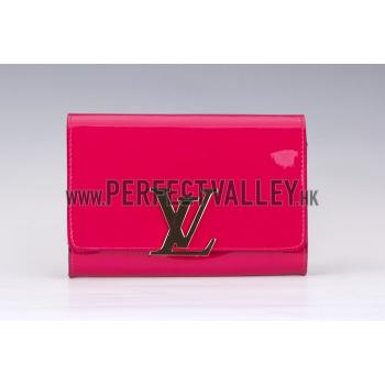 Louis Vuitton Monogram Vernis Neo Sobe Clutch Louise Fuchsia