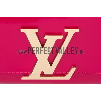 Louis Vuitton Monogram Vernis Neo Sobe Clutch Louise Fuchsia