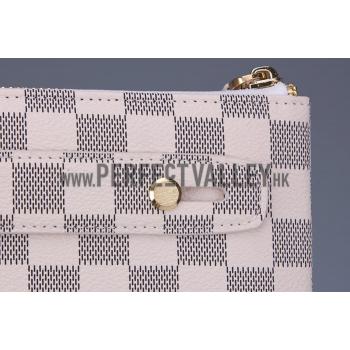 Replica Louis Vuitton Damier Azure Mini iPad Clutch with Hand Strap