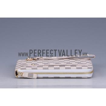 Replica Louis Vuitton Damier Azure Mini iPad Clutch with Hand Strap