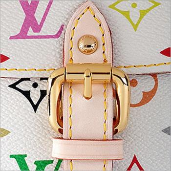 Louis Vuitton Monogram Multicolore M40053 White Small Ladies Bag