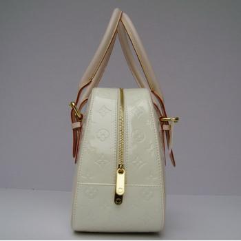 Cheap Louis Vuitton Monogram Vernis M93514 White Medium Ladies Bag