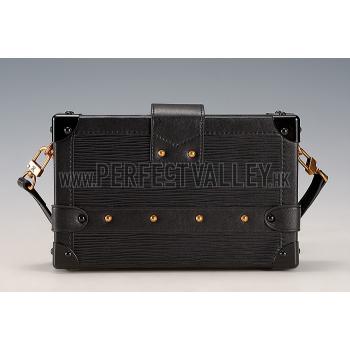 Replica Louis Vuitton Petite Malle Epi Leather Black Bag