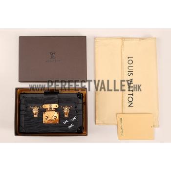 Replica Louis Vuitton Petite Malle Epi Leather Black Bag