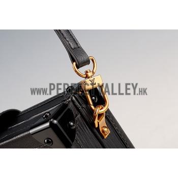 Replica Louis Vuitton Petite Malle Epi Leather Black Bag