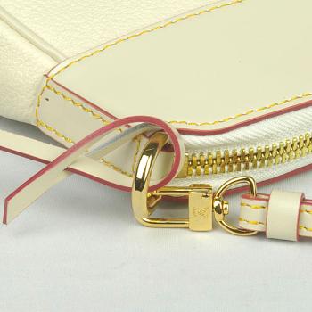 Louis Vuitton Suhali Leather M95629 White Cow Leather Small Bag