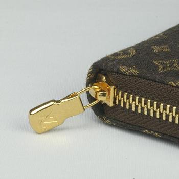 Louis Vuitton Monogram Mini Lin M95235 Brown Small Wallet