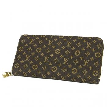 Louis Vuitton Monogram Mini Lin M95235 Brown Small Wallet