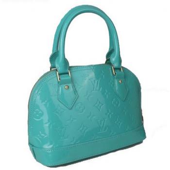 Louis Vuitton Monogram Vernis M91606 Green 2way Ladies