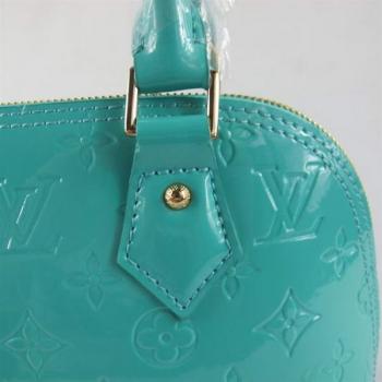 Louis Vuitton Monogram Vernis M91606 Green 2way Ladies