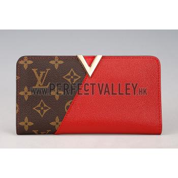 Louis Vuitton Monogram Kimono Wallet Red 18926648