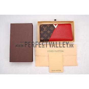 Louis Vuitton Monogram Kimono Wallet Red 18926648