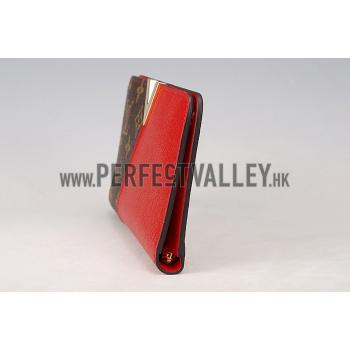 Louis Vuitton Monogram Kimono Wallet Red 18926648