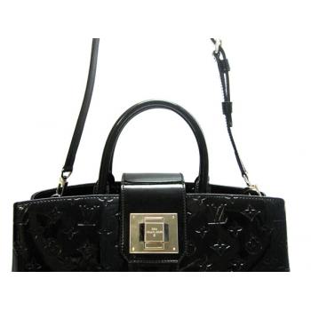 Louis Vuitton Monogram Vernis M4034N Black Large HandBags