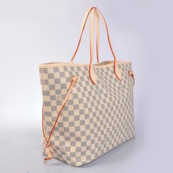 Quality Louis Vuitton Damier Canvas N51108 White Cross Body Bag Ladies