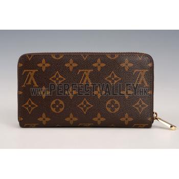 Louis Vuitton Monogram V Motif Zippy Wallet Blue