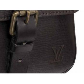 Louis Vuitton Utah Leather M92534 Small Roll Body Bags Mens