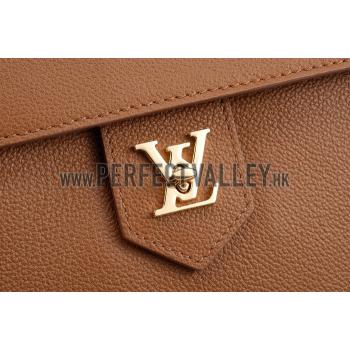 Louis Vuitton Lockme Tan Bag