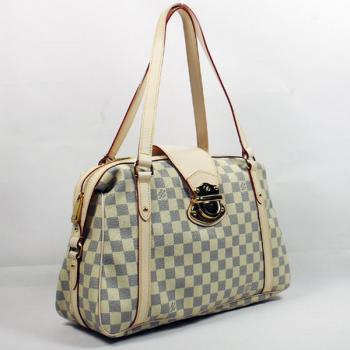 Replica Louis Vuitton Damier Canvas N52007 White Canvas Cross Body Bag