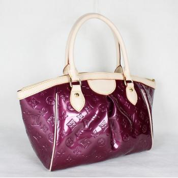 Louis Vuitton Monogram Vernis M40143 Purple Enamel Ladies Handbag