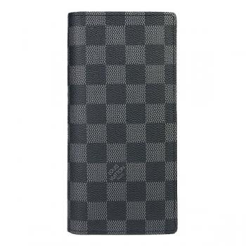 Louis Vuitton Damier Canvas N62665 Grey Small Mens Wallet