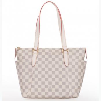 Louis Vuitton Damier Canvas N51261 White Canvas Ladies Bags