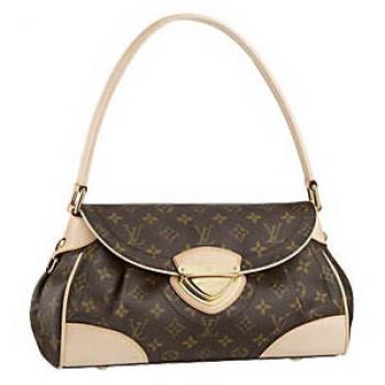 Quality Louis Vuitton Monogram Canvas M40121 Brown Large Cross Body Bag