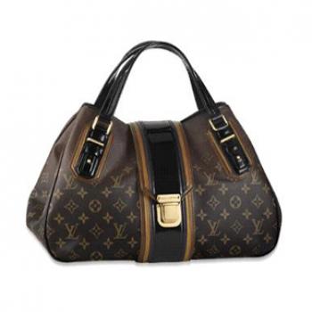 Louis Vuitton Monogram Mirage M95579 Black Cow Leather Large Bags HM08339