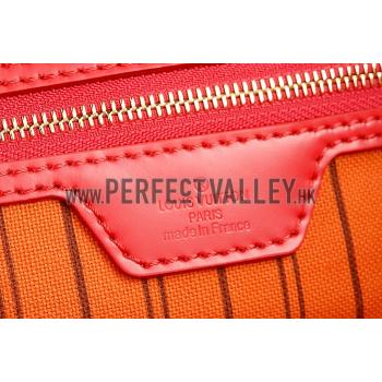 Cheap Louis Vuitton Monogram Totem Neverfull Red