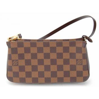 Louis Vuitton Damier Canvas N51983 Brown Small Ladies Bag