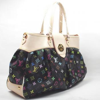 Louis Vuitton Monogram Multicolore M45724 Black 2way Ladies Replica