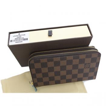 Replica Quality Louis Vuitton Damier Canvas N62732 Brown Canvas Small Wallet