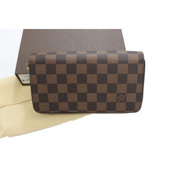 Replica Quality Louis Vuitton Damier Canvas N62732 Brown Canvas Small Wallet