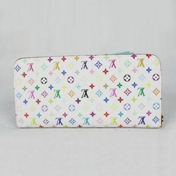 Louis Vuitton Monogram Multicolore M66567 Cow Leather Small Wallet